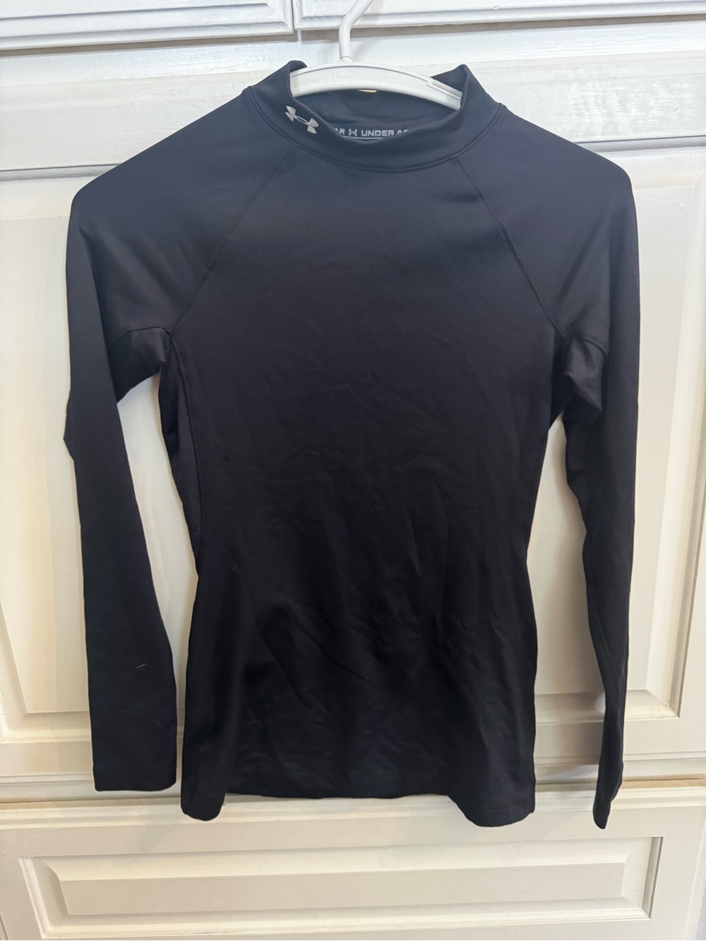 Under Armour Women's Black Long Sleeve HeatGear Compression Shirt